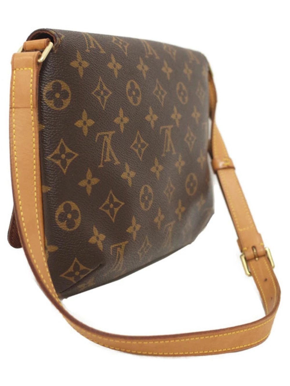 Louis Vuitton Short Shoulder Bag Monogram Tango Musette Brown